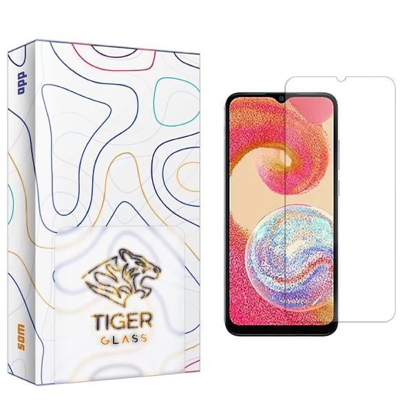 محافظ صفحه نمایش تایگر گلس مدل SAM مناسب برای گوشی موبایل سامسونگ Galaxy A04e
