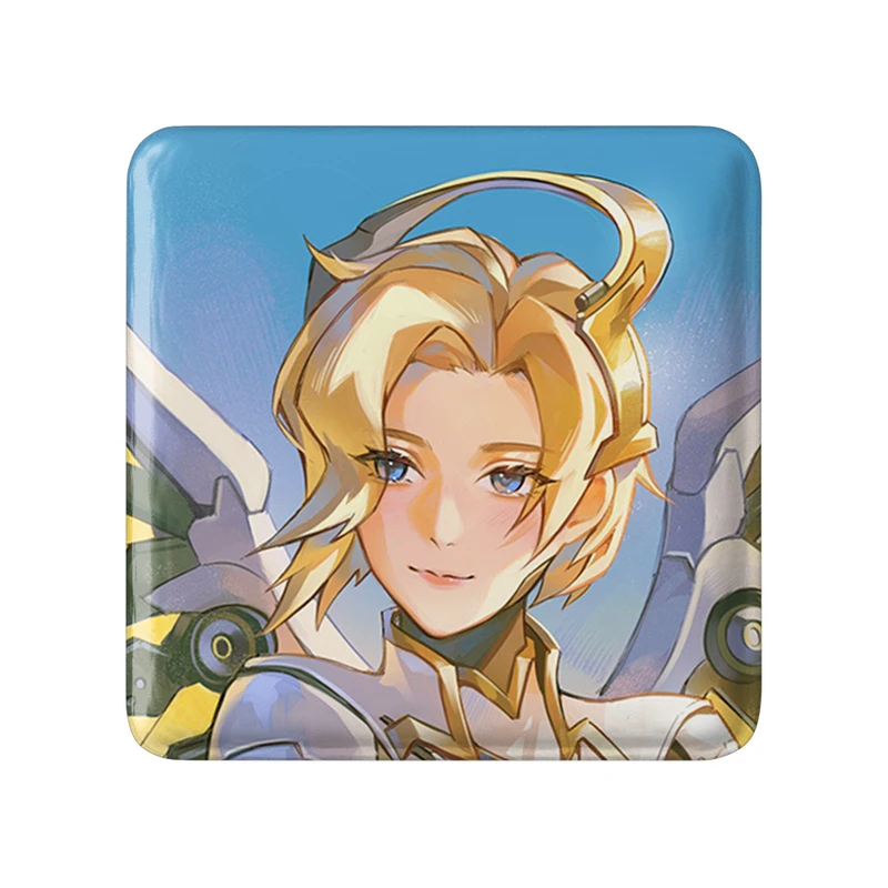 پیکسل خندالو طرح بازی اورواچ (Overwatch) مدل مربعی کد 31628