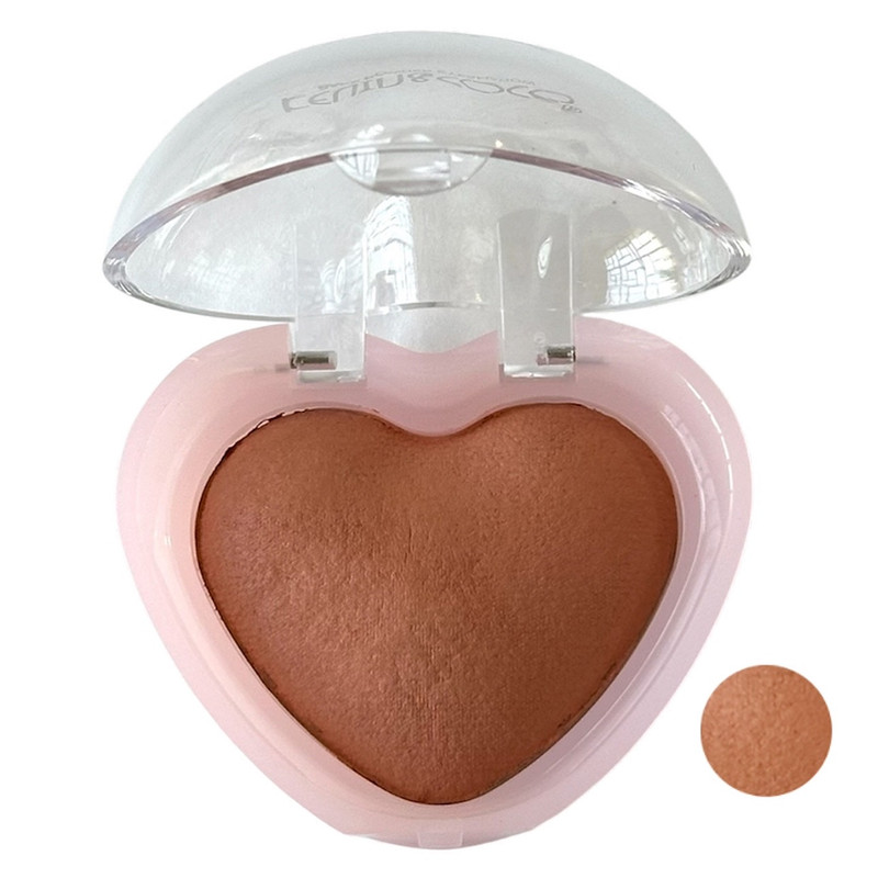رژ گونه تکی کوین اند کوکو مدل Heart با شماره رنگ 3، مات و با پیگمنت بالا، ماندگاری 12 ساعت