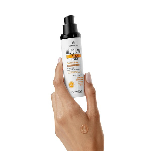 ژل ضد آفتاب رنگی هلیوکر SPF 50 مدل Finish مناسب انواع پوست حجم 50 میلیلیتر ژل ضد آفتاب رنگی هلیوکر SPF 50 مدل Finish مناسب انواع پوست حجم 50 میلیلیتر