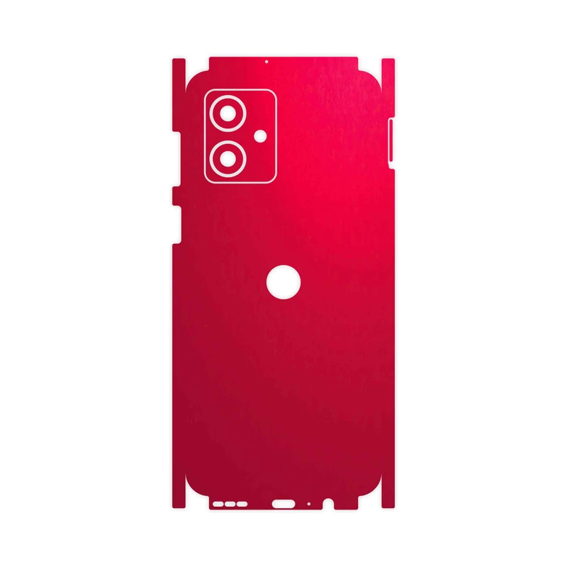برچسب پوششی ماهوت مدل Matte-Warm-Red-FullSkin مناسب برای گوشی موبایل موتورولا Moto G54