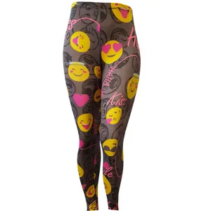 لگینگ زنانه مدل ایموجی لبخند کد san_025