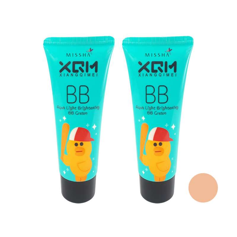 کرم پودر BB میشا مدل Aqua Brightening حجم 65 میلی لیتر مجموعه 2 عددی کرم پودر BB میشا مدل Aqua Brightening حجم 65 میلی لیتر مجموعه 2 عددی