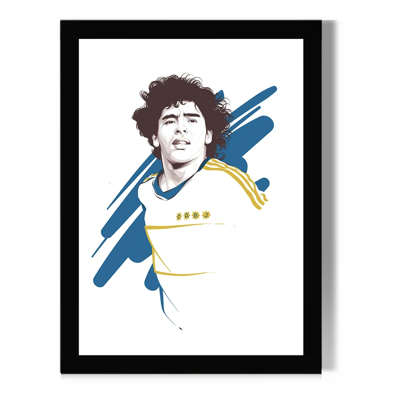 تابلو مدل دیواری طرح دیگو مارادونا Diego Maradona کد FD485