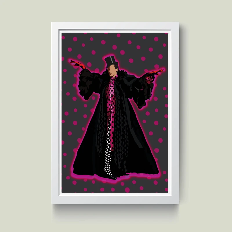 تابلو مدل مینیمال Scream کد S3026-w