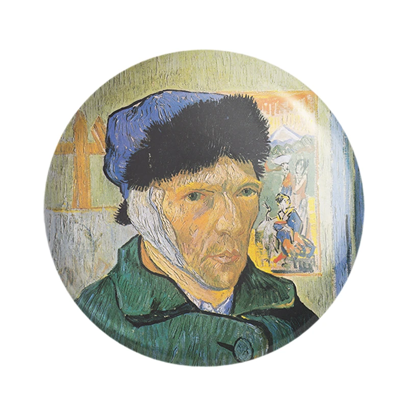 مگنت خندالو مدل سلف پرتره ونسان ونگوگ (Van Gogh) کد 36810