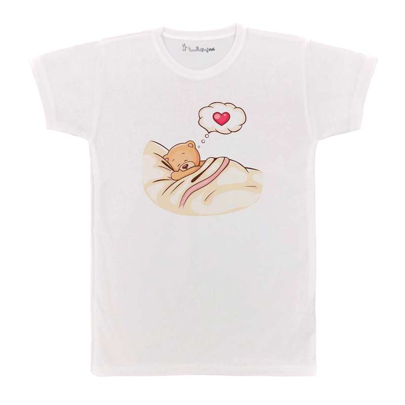 تی شرت بچگانه پرمانه طرح cute کد pmt.2302