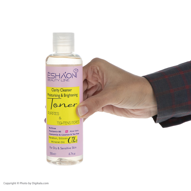 تونر پاک کننده صورت اشااونی مدل Aloe Vera حجم 200 میلی لیتر