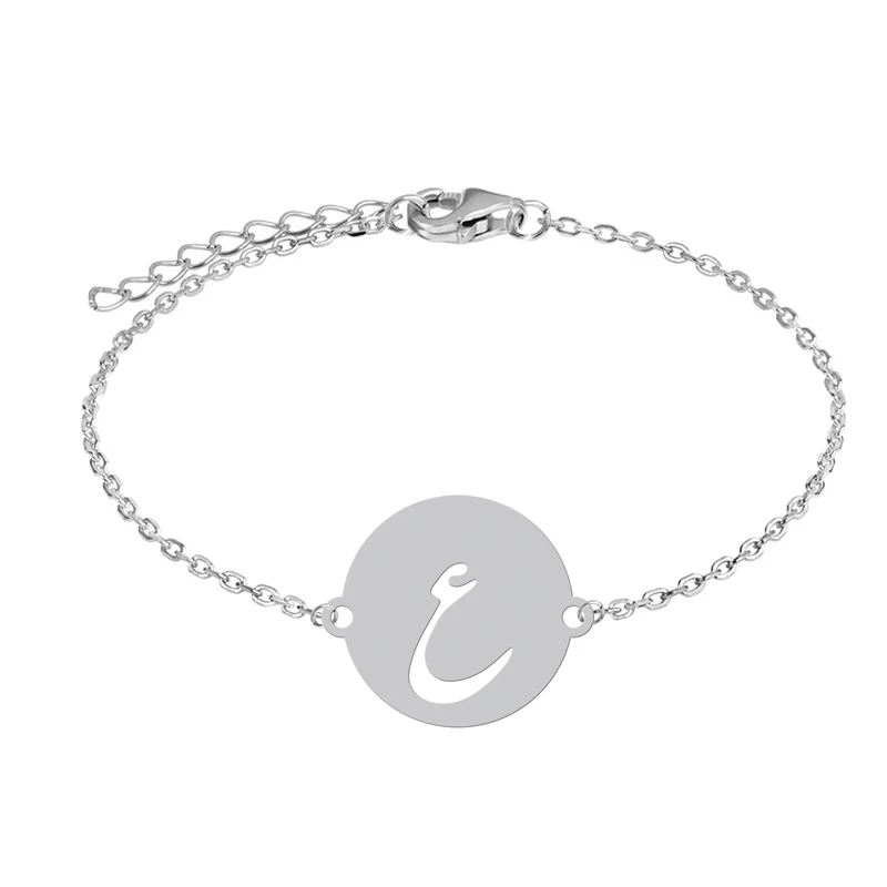 دستبند زنجیری زنانه هایکا مدل حرف ع کد z.dh161