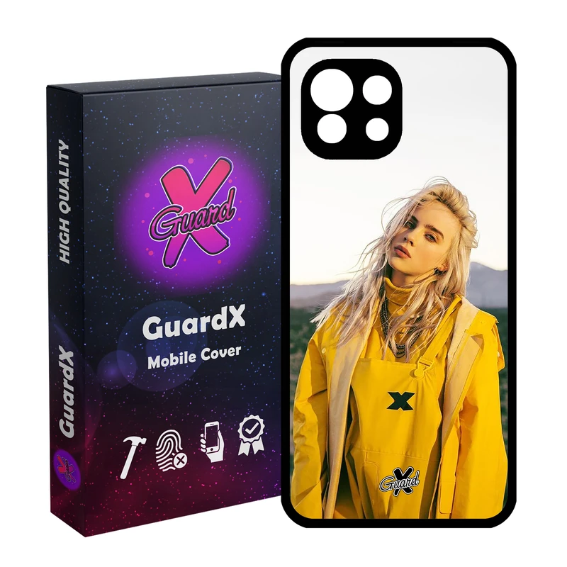 کاور گارد ایکس طرح Billie Eilish مدل Glass10227 مناسب برای گوشی موبایل شیائومی Mi 11 Lite
