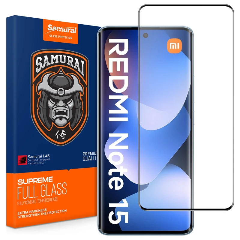 محافظ صفحه نمایش سامورایی مدل ovglass مناسب برای گوشی موبایل شیائومی Redmi Note 15 4G / Poco M8 5G