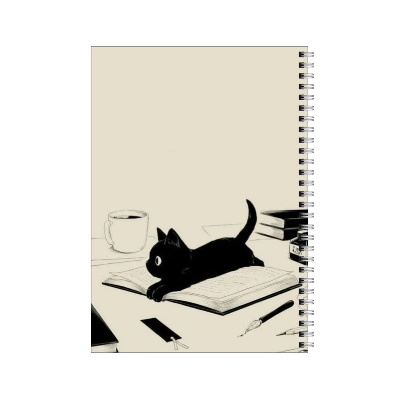 دفتر مشق 100 برگ بامبیلیپ طرح گربه سیاه کد 6480251
