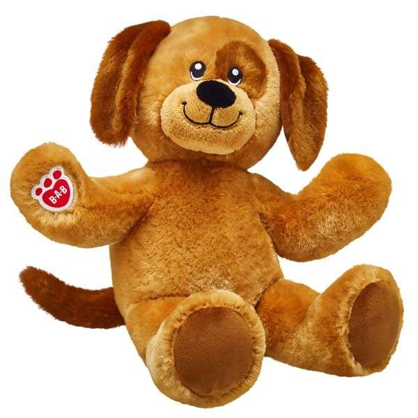 عروسک طرح سگ پاپی مدل Build a Bear Lil Pup Dog کد SZ12/937 ارتفاع 40 سانتی‌متر