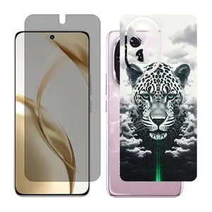 Glass Together model Privacy screen protector suitable for Honor 200 mobile phone with back cover sticker