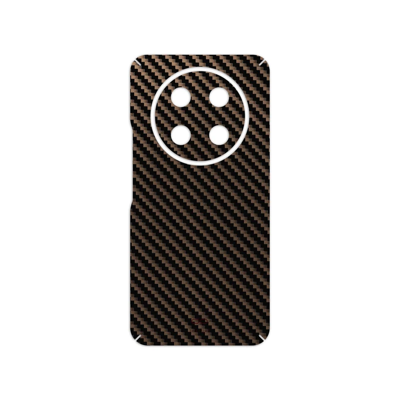 برچسب پوششی ماهوت مدل Glossy-Brown-Fiber مناسب برای گوشی موبایل آنر X9c