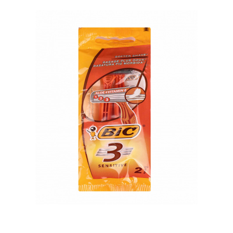 خود تراش بیک مدل Sensitive 3 بسته 2 عددی خود تراش بیک مدل Sensitive 3 بسته 2 عددی