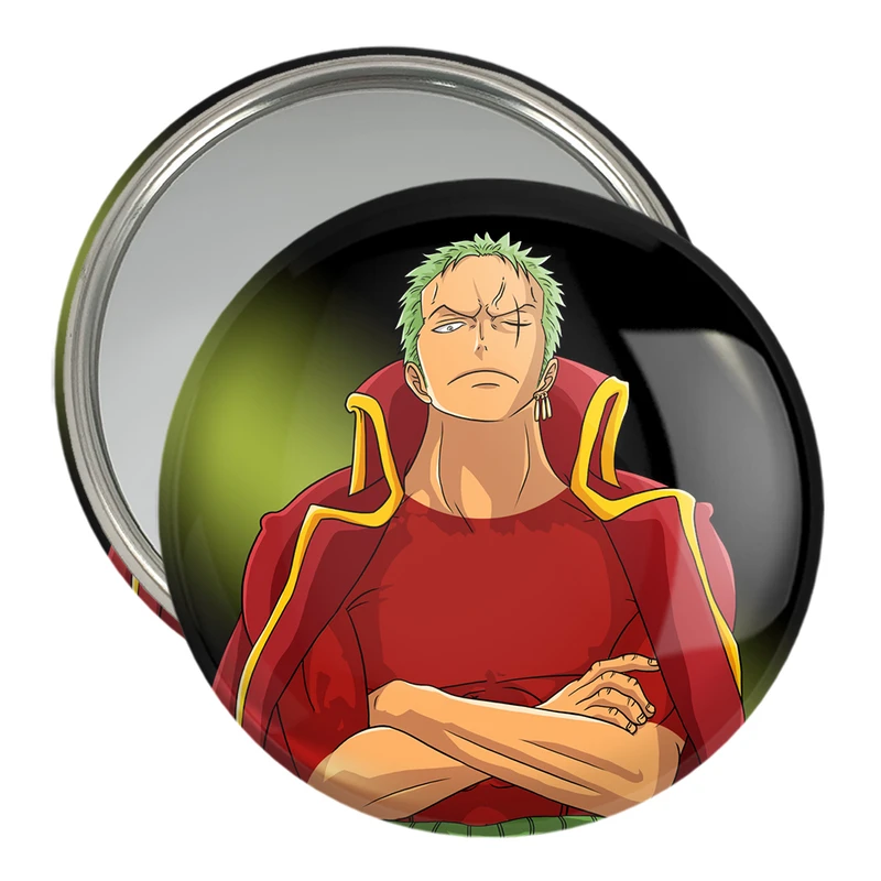 آینه جیبی خندالو مدل زورو انیمه وان پیس One Piece  کد 17248