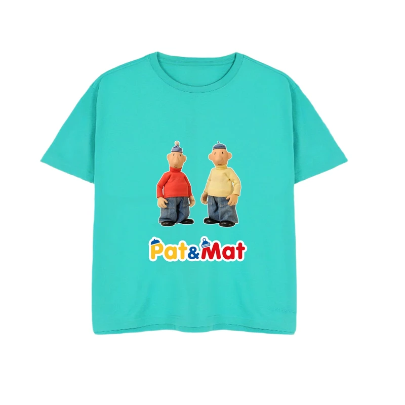 تی‌شرت آستین کوتاه بچگانه مدل پت و مت کد 21