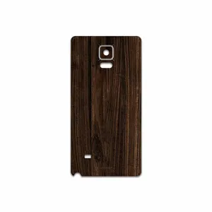MAHOOT Dark Walnut Wood Cover Sticker for Samsung Galaxy Note 4