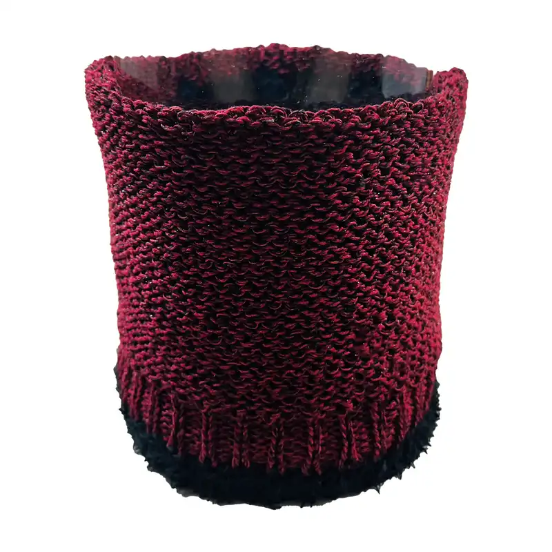 ست کلاه و شال گردن و ساق دست بافتنی بچگانه مدل 65032