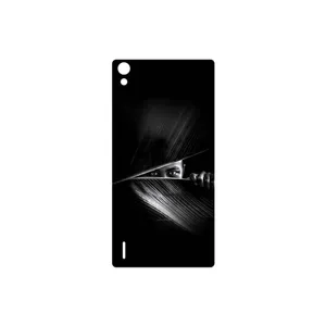 MAHOOT Black Portrait Cover Sticker for Huawei Ascend P7
