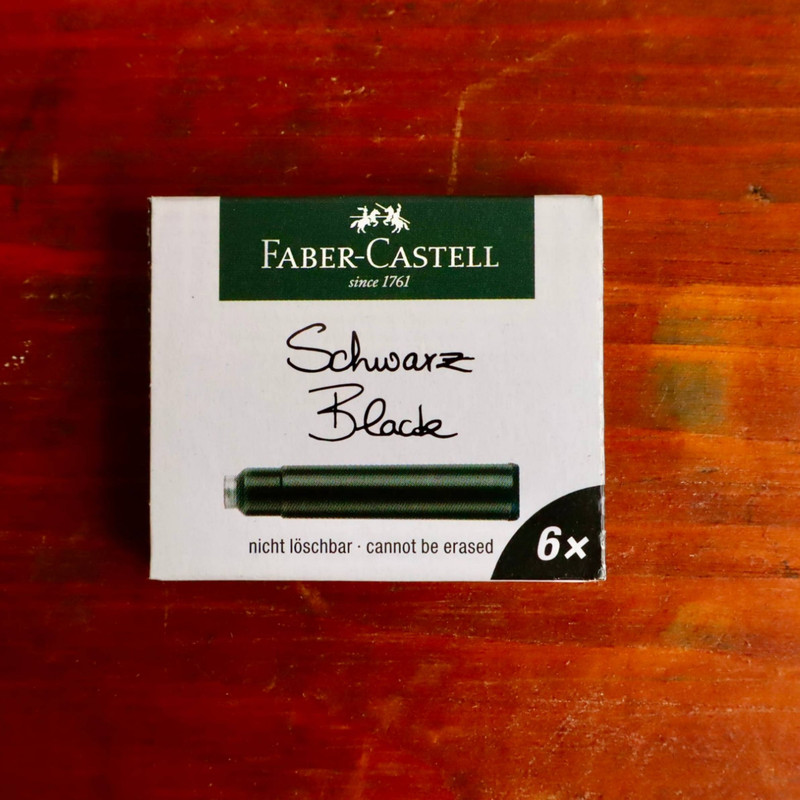 کارتریج جوهر خودنویس فابر کاستل مدل BX بسته 6 عددی