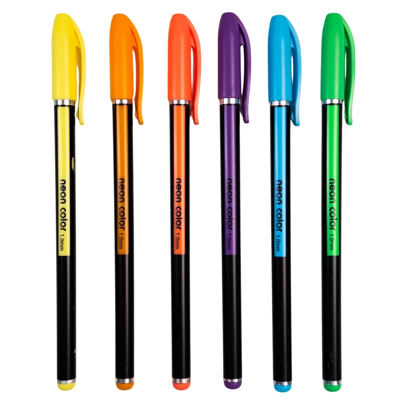 روان نویس 1 میلی متری مدل neon بسته 6 عددی