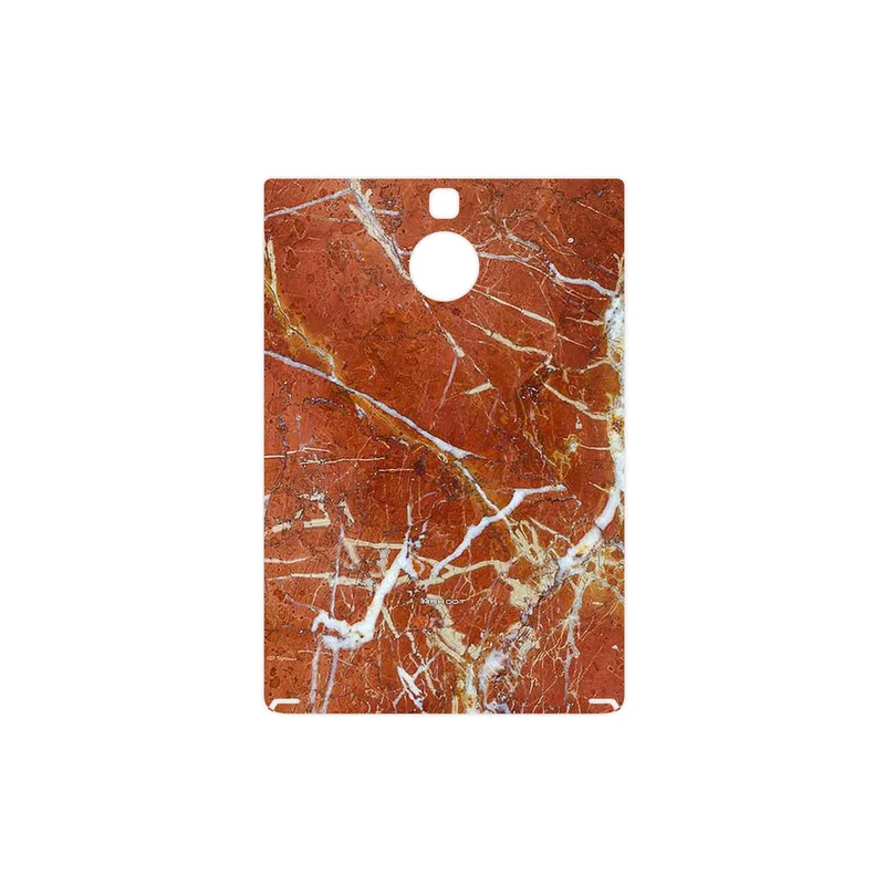 برچسب پوششی ماهوت مدل Red Marble مناسب برای گوشی موبایل بلک بری Passport Silver Edition
