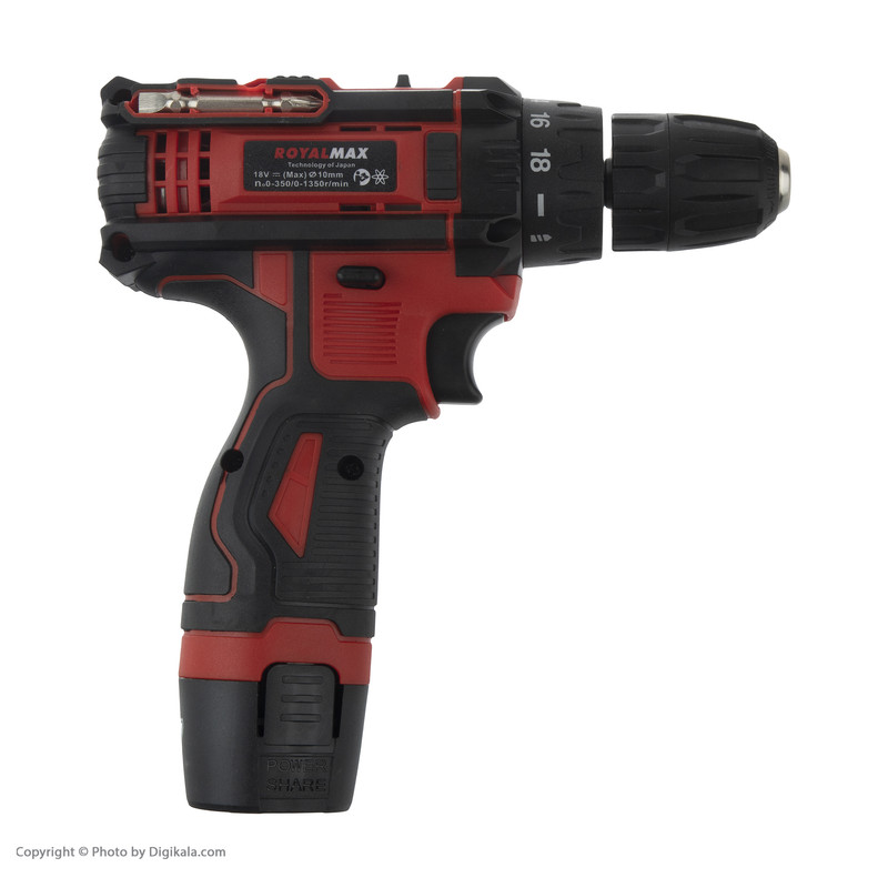 پیچ گوشتی شارژی رویال مکس مدل RM18
