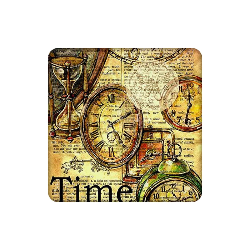 زیرلیوانی طرح زمان و ساعت شنی کد 8678804