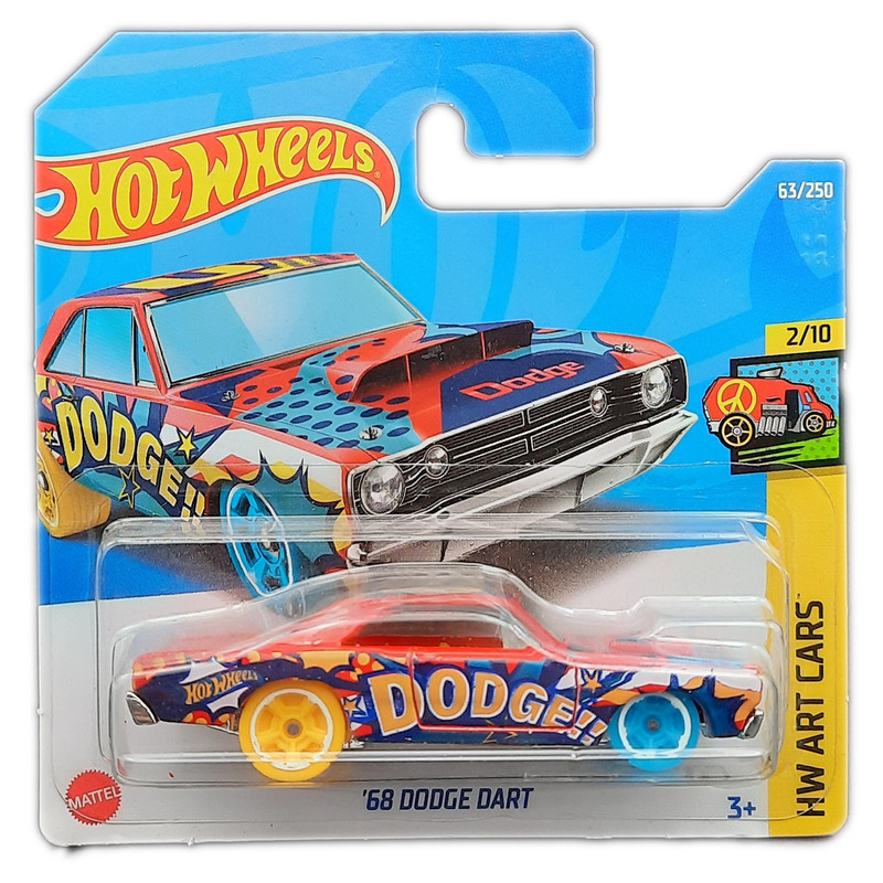 ماشین بازی هات ویلز مدل 68 DODGE DART