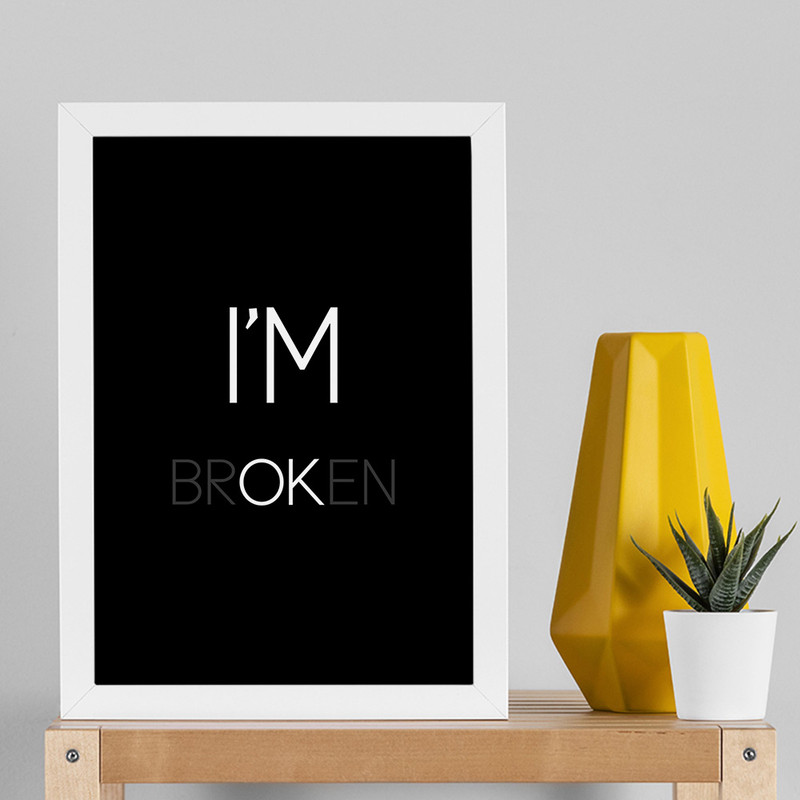 تابلو صبا طرح مدل broken کد T276w