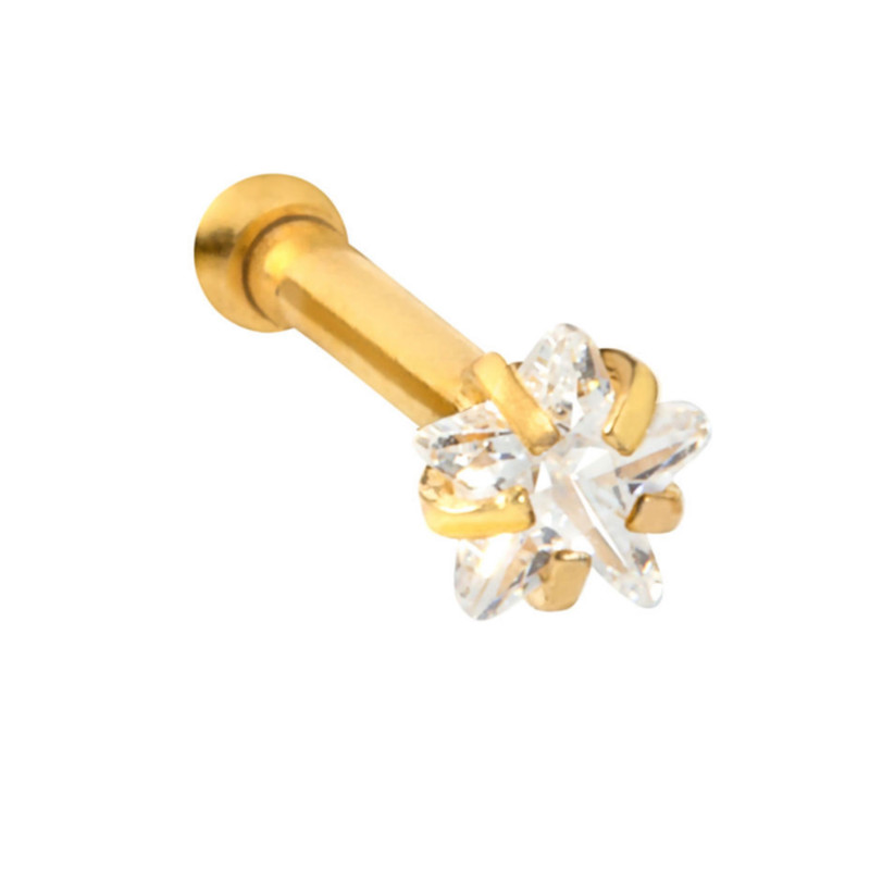 پیرسینگ بینی زنانه مدل ستاره نگینی پیرسینگ بینی زنانه مدل ستاره نگینی