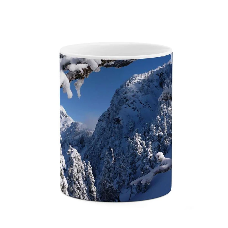 ماگ کاکتی مدل منظره برفی کد mgh14931