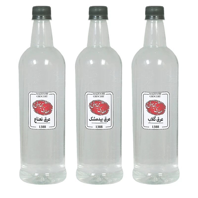 عرق گلاب و عرق بیدمشک و عرق نعناع - 3 لیتر بسته 3 عددی