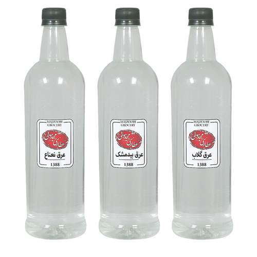 عرق گلاب و عرق بیدمشک و عرق نعناع - 3 لیتر بسته 3 عددی