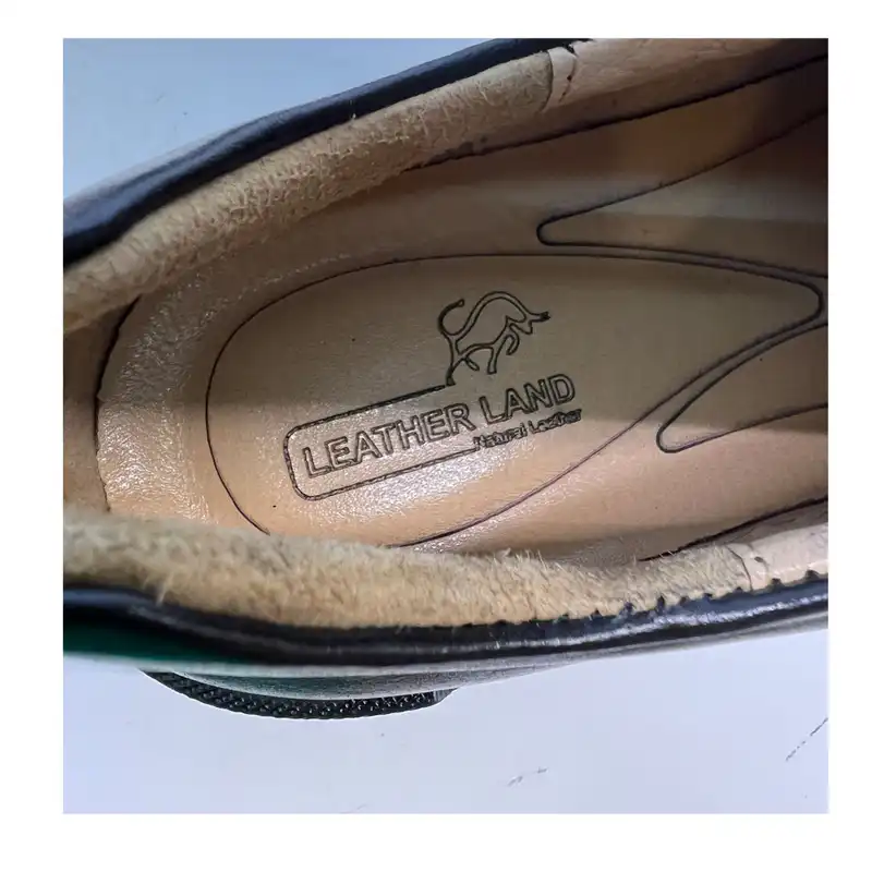 کفش روزمره زنانه سرزمین چرم کد 141736 رنگ مشکی