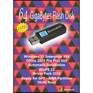 سیستم عامل Windows 11 23H2 Enterprise X64 - Driver Pack Offline - Office 2024  نشر مایکروسافت