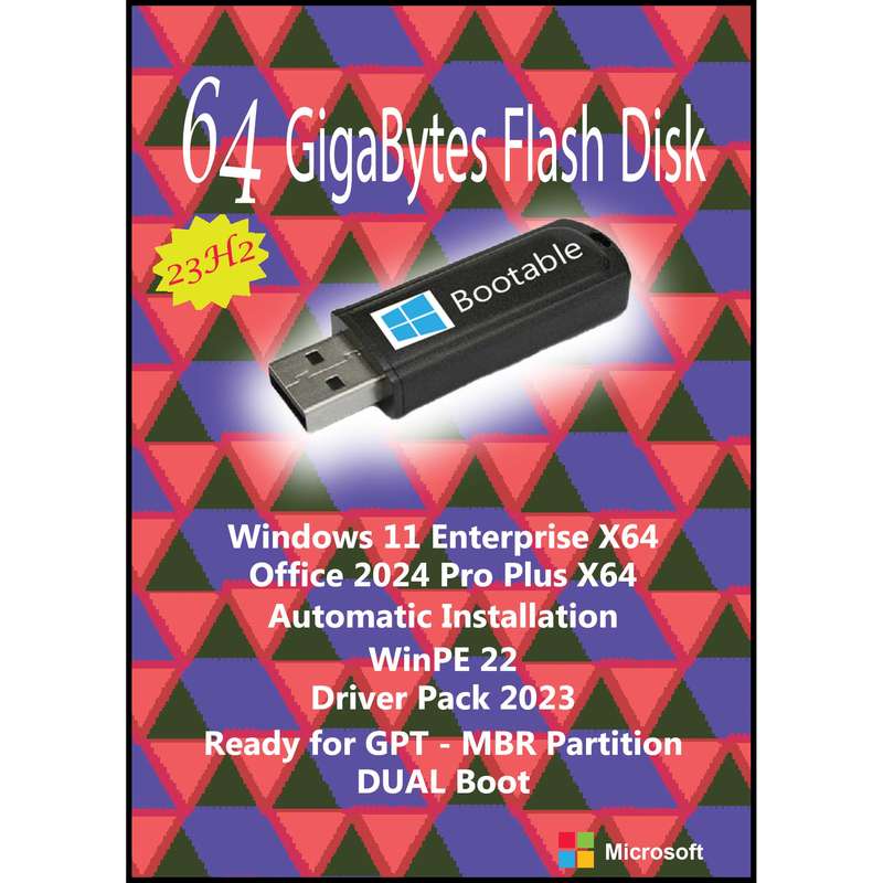 سیستم عامل Windows 11 23H2 Enterprise X64 - Driver Pack Offline - Office 2024 نشر مایکروسافت سیستم عامل Windows 11 23H2 Enterprise X64 - Driver Pack Offline - Office 2024 نشر مایکروسافت