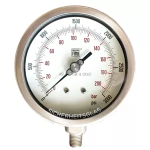 گیج فشار نووا فیما مدل 200bar-10cm
