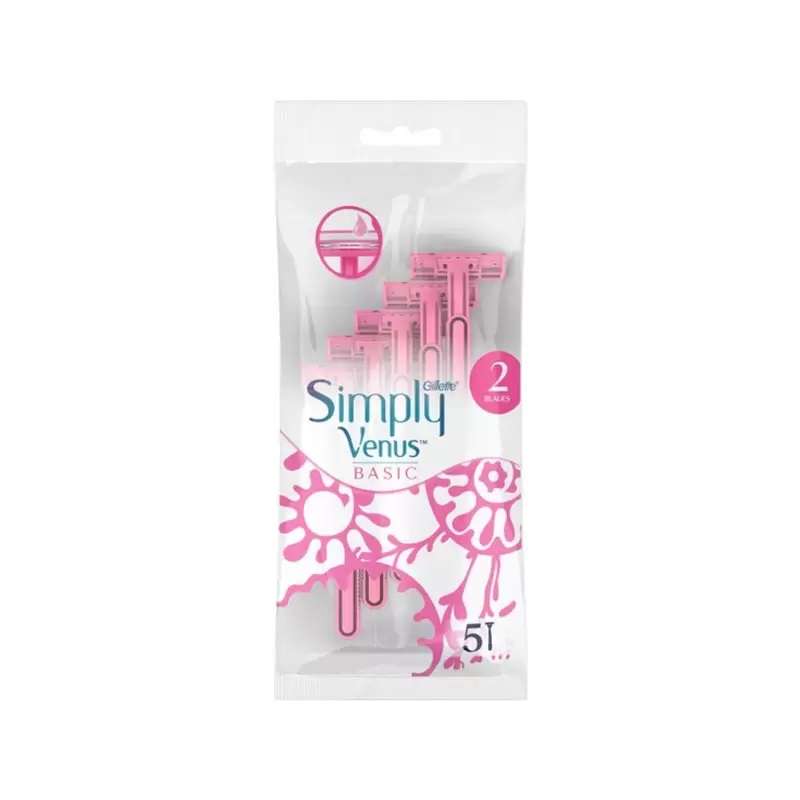 خود تراش ژیلت مدل Venus basic بسته 5 عددی خود تراش ژیلت مدل Venus basic بسته 5 عددی