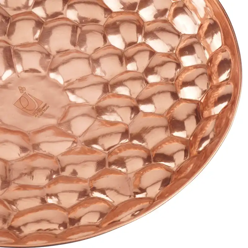 میوه خوری مسی ژ مدل پایه دار مدرن کد 2