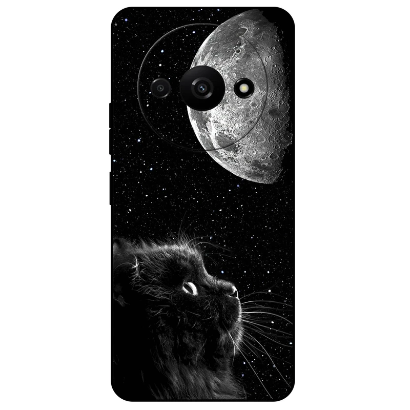 کاور مگافون طرح گربه مدل 1882 مناسب برای گوشی موبایل شیائومی Redmi A3 / A3x