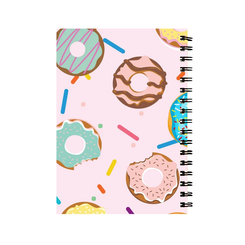 دفتر مشق 50 برگ طرح دونات کد 58