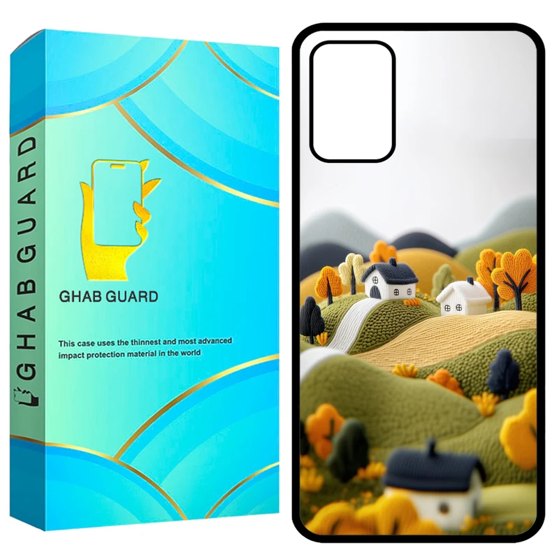 کاور قاب گارد طرح خونه مدل GCHPA324 مناسب برای گوشی موبایل سامسونگ Galaxy A32 4G