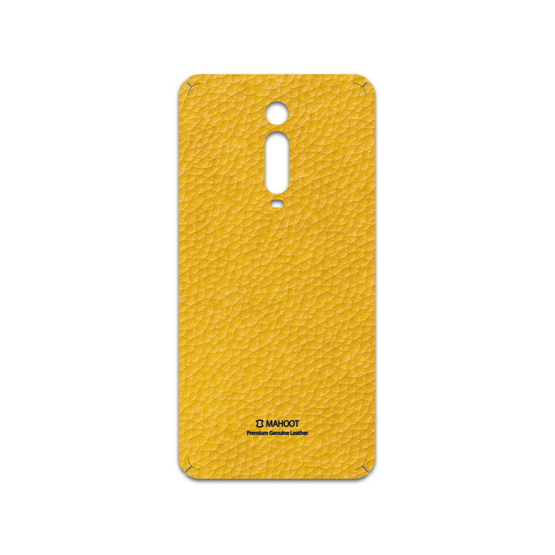 برچسب پوششی ماهوت مدل Mustard-Leather مناسب برای گوشی موبایل شیائومی Mi 9t