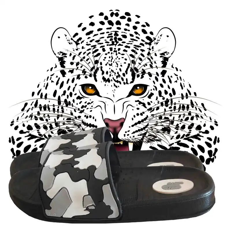 دمپایی پسرانه مدل پلنگی-چریکی-S-P-SS