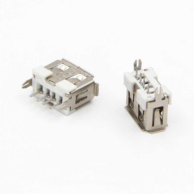 كانكتور مادگی USB-A مدل 4Pin-180Degree بسته دو عددی