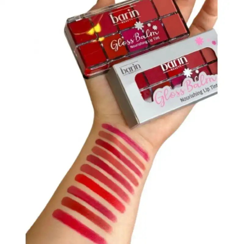 پالت رژ لب جامد بارین بیوتی کد 666