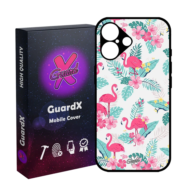 کاور گارد ایکس طرح فلامینگو مدل 10274 مناسب برای گوشی موبایل اپل iPhone 16
